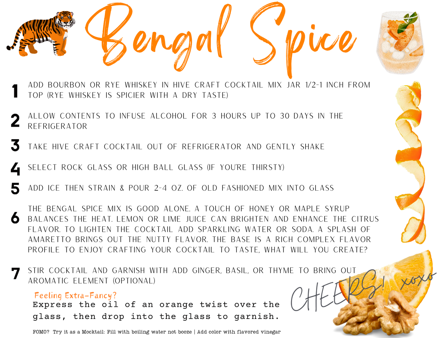 Discover the Bold Adventure of Bengal Spice - A Hive Craft Cocktails Specialty