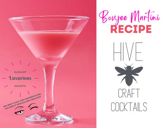 Indulge in Luxury with Hive Craft Cocktail's Boujee Martini