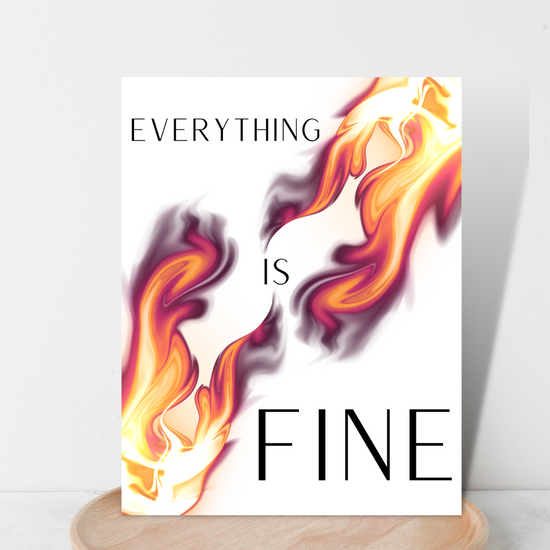 "Dumpster Fire" - Humorous Pick-Me-Up/Bonding Card for Office Antics or Bestie