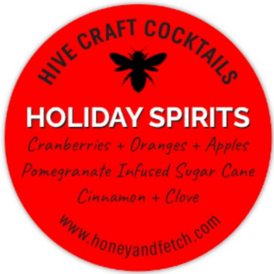 Hive Craft Cocktails Holiday Spirits - Festive Blend from Thanksgiving through New Year's Celebrations