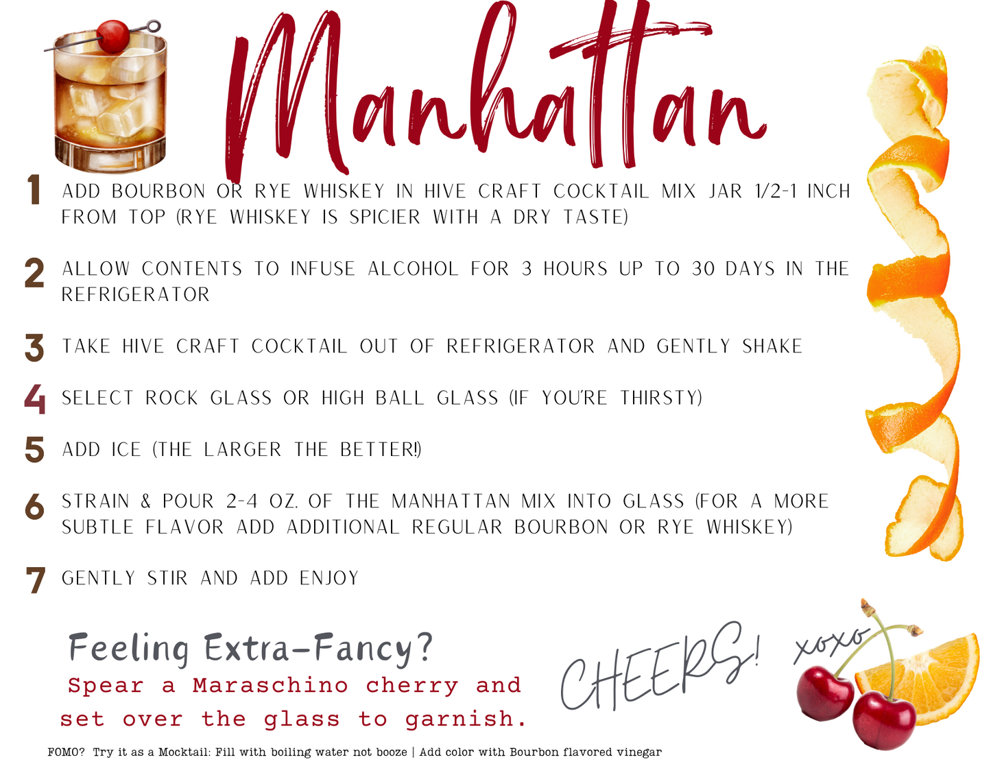 Hive Craft Cocktail Manhattan