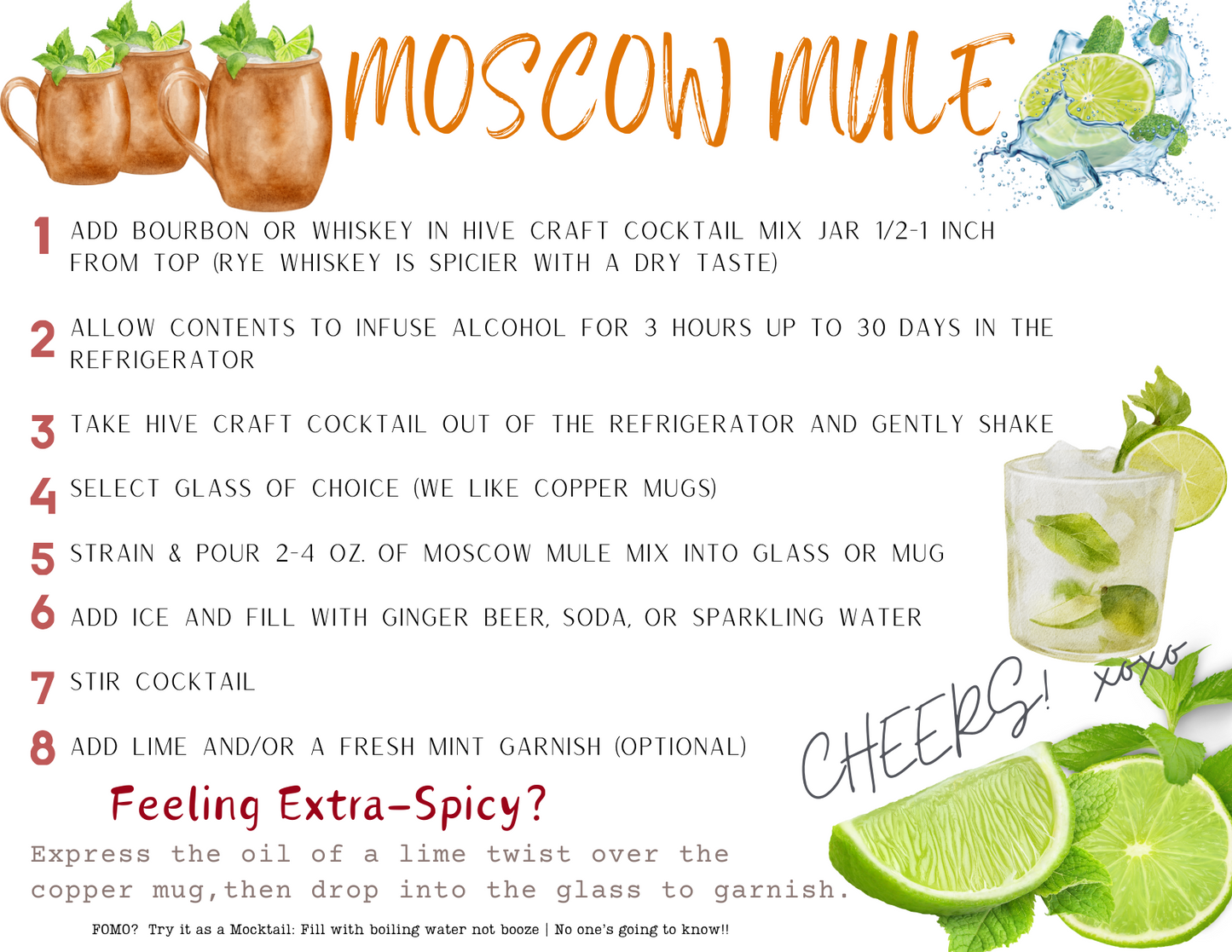 Hive Craft Cocktails: Moscow Mule Cocktail Base