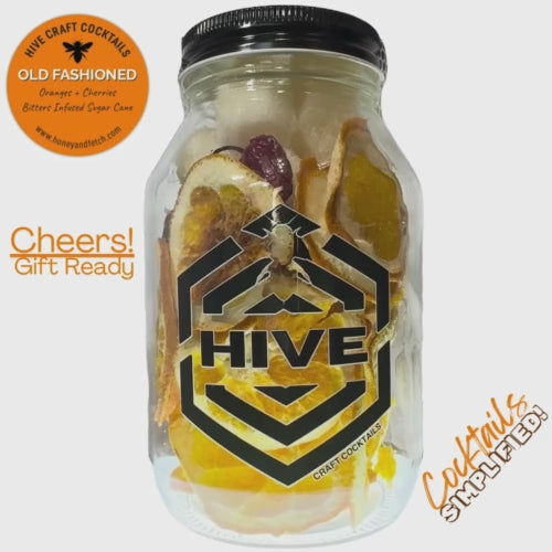 Load and play video in Gallery viewer, Master the Art of the Old-Fashioned with Hive Craft&amp;#39;s Premium Cocktail Kit: Citrus &amp;amp; Cherry Edition
